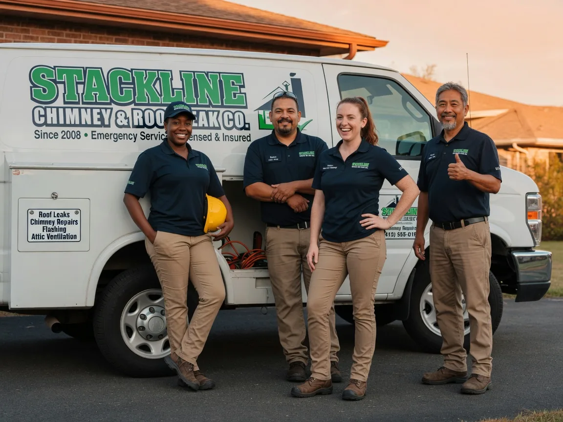 Chimney flashing repair company in Granville, OH